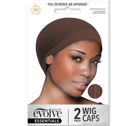 ~Evolve Brown Wig Cap