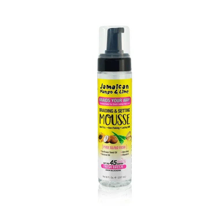 ~Jamaican Mango Lime - Braid Your Way - Braiding Setting Mousse - 8 oz