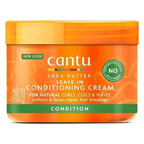 ~Cantu Leave in Conditioning Cream with Shea Butter for Natural Hair, 12 oz