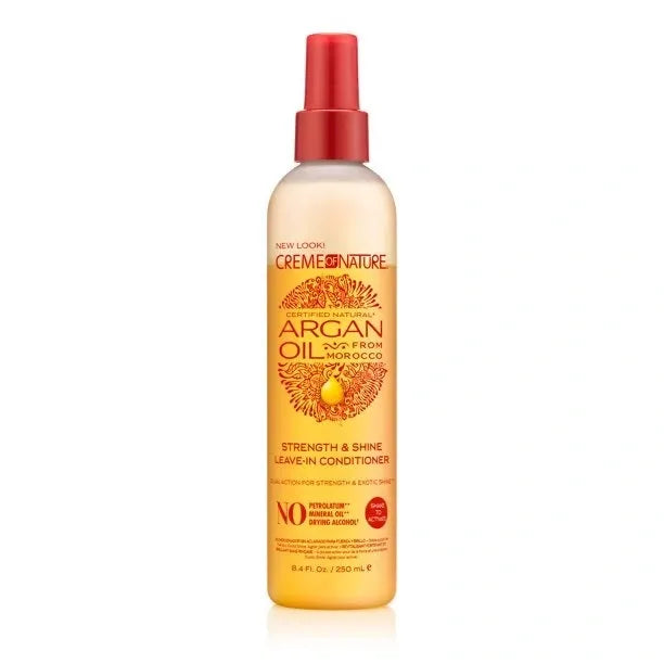 ~Creme of Nature Argan Oil Strength & Shine Leave-in Conditioner Spray, 8.45 fl oz