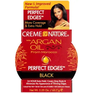 ~Creme Of Nature Argan Oil Perfect Edges - Black 2.25 oz