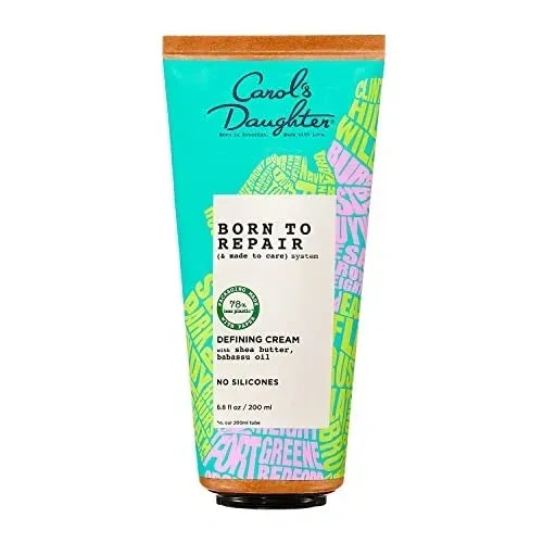 ~Carol's Daughter Born To Repair Defining Leave-In Cream, Moisturizing Hair Care for Curly Hair with Shea Butter, 6.8 Fl Oz