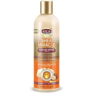 African Pride Shea Butter Miracle Detangling shampoo, 12fl.oz