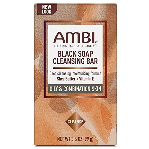 ~Ambi Skincare Black Soap with Shea Butter, 3.5 Oz.