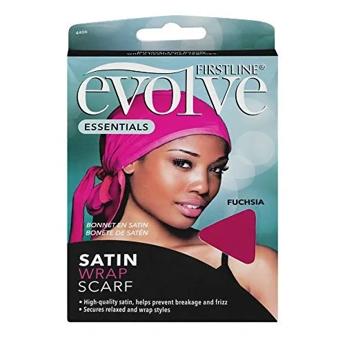 ~Evolve Go Satin Nighttime Wrap Cap, Fuchsia