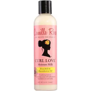 ~Camille Rose Curl Love Moisture Milk Leave-In Conditioner, with Rice Milk and Macadamia Oil to Soften, Smooth and Detangle Curly Hair, 8 fl oz