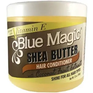 ~Blue Magic Shea Butter Hair Conditioner Enriched with Vitamin E 12 oz