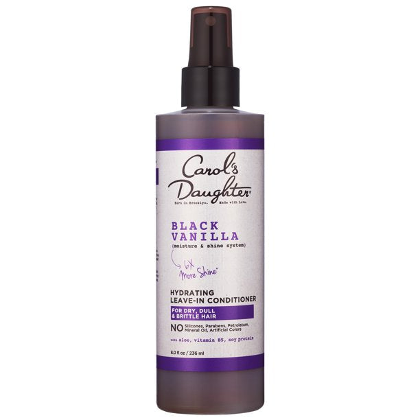 ~CAROL’S DAUGHTER BLACK VANILLA MOISTURE & SHINE LEAVE-IN CONDITIONER, 8oz