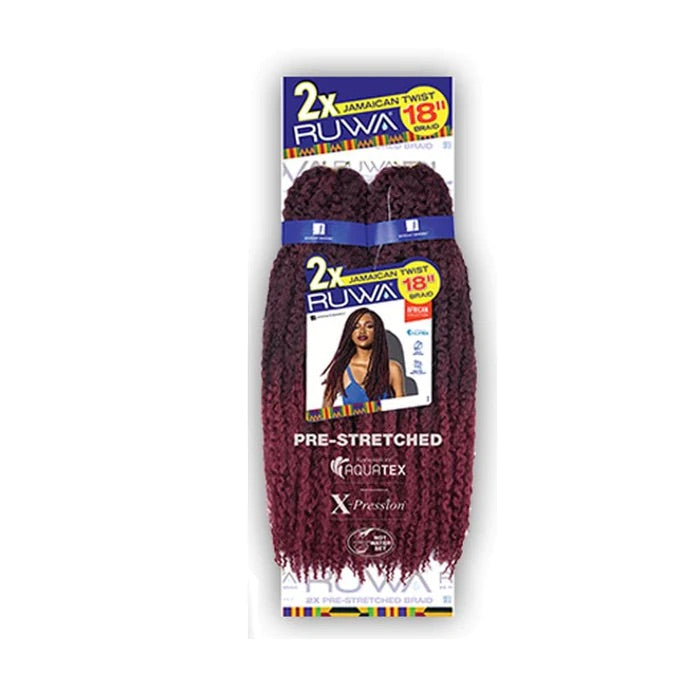 ~Sensationnel Ruwa Synthetic 2X JAMAICAN TWIST BRAID 18” (2)