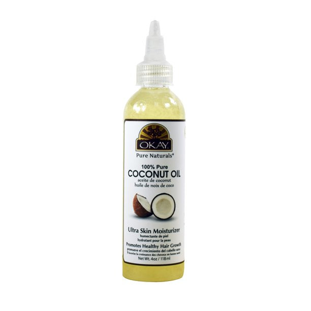 ~Okay Hair & Skin Oil 100% Pure Coconut Oil, 4oz