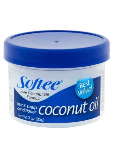 ~Softee Coconut Oil Hair & Scalp Conditioner, 3 oz