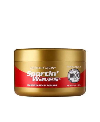 ~SoftSheen-Carson Sportin' Waves Maximum Hold Hair Pomade, 3.5 Oz