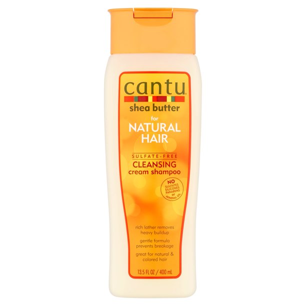 ~Cantu Shea Butter for Natural Hair Sulfate-Free Cleansing Cream Shampoo, 13.5oz