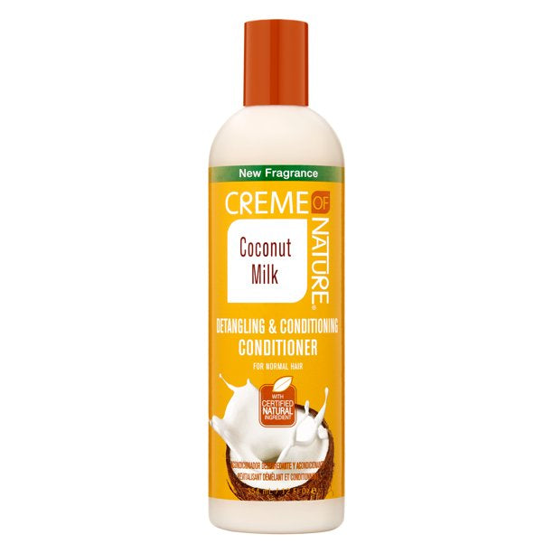 ~Creme of Nature Detangling & Conditioning Conditioner for Normal Hair Coconut Milk, 12oz