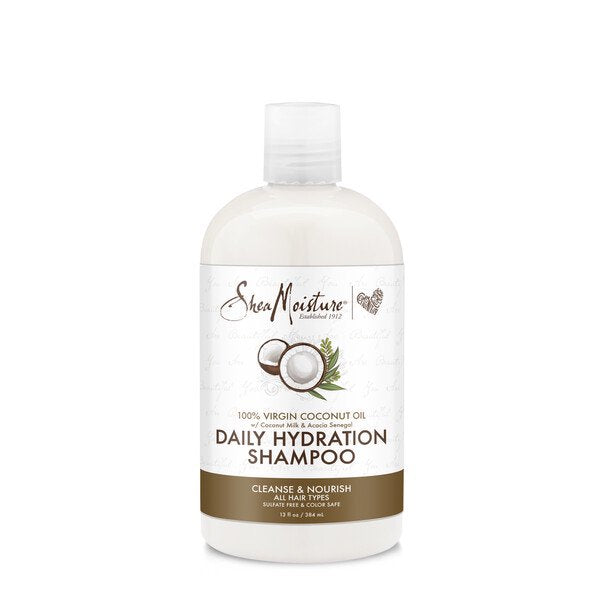 ~SheaMoisture Daily Hydration Shampoo 100% Virgin Coconut Oil, 13 oz